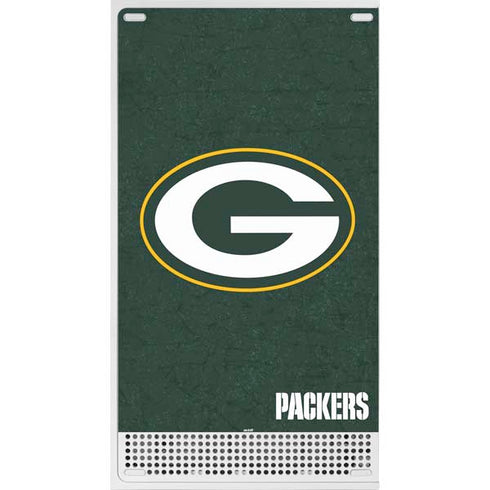 NFL Green Bay Packers Distressed Xbox Series S Console Skin